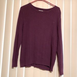 IZOD 1X purple long sleeve sweater